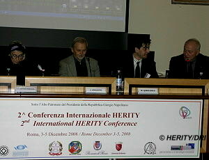 Un momento della Conferenza HERITY 2008