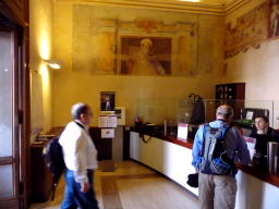 Il bersaglio all'ingresso dei Musei Capitolini
